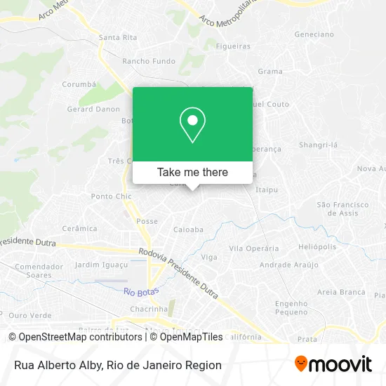 Rua Alberto Alby map