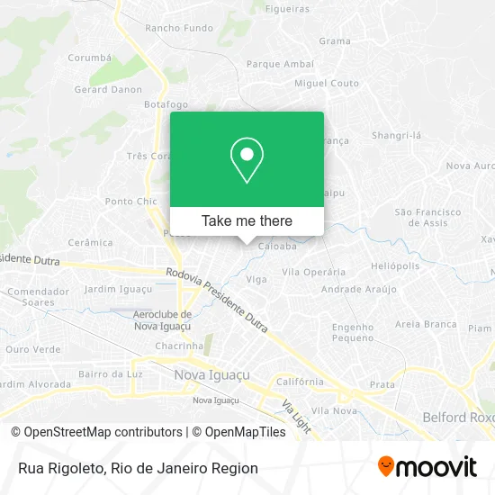Rua Rigoleto map