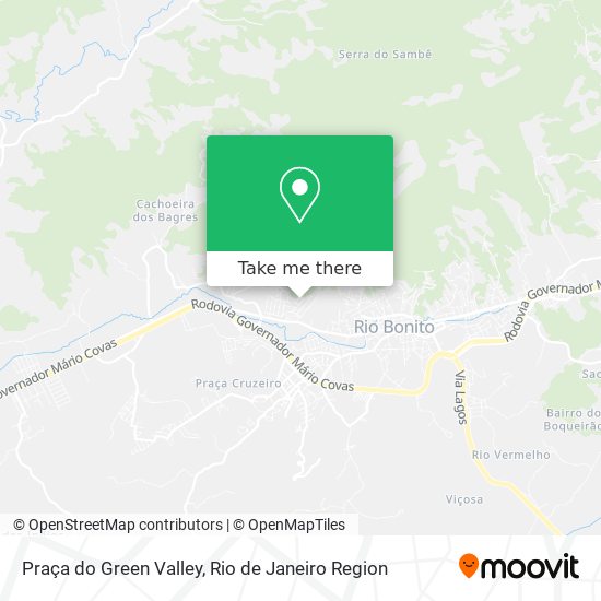 Praça do Green Valley map