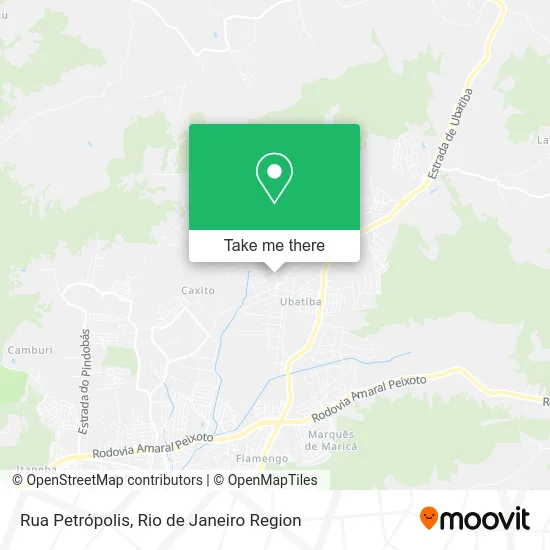 Rua Petrópolis map