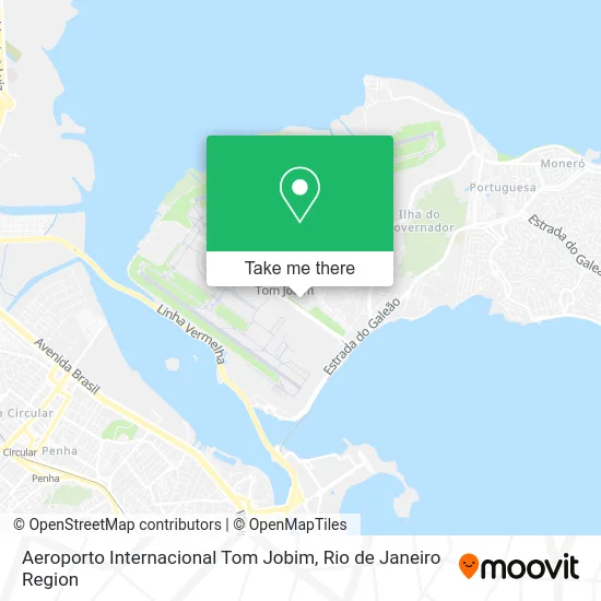 Aeroporto Internacional Tom Jobim map