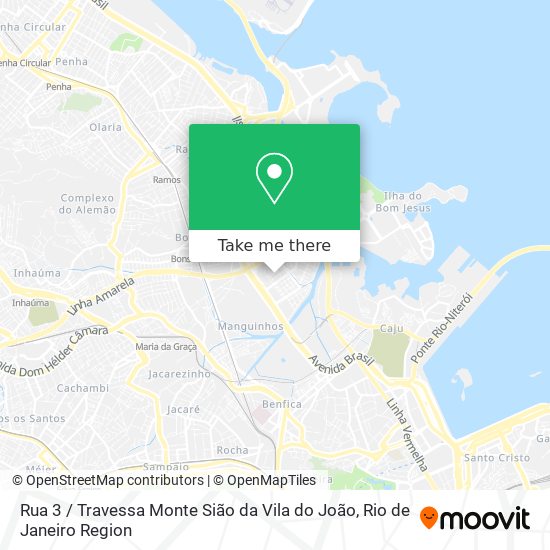 Mapa Rua 3 / Travessa Monte Sião da Vila do João