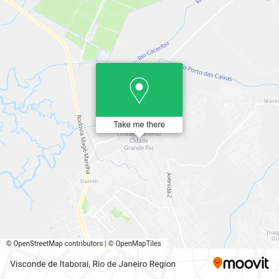 Visconde de Itaboraí map