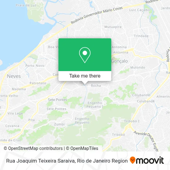 Rua Joaquim Teixeira Saraiva map