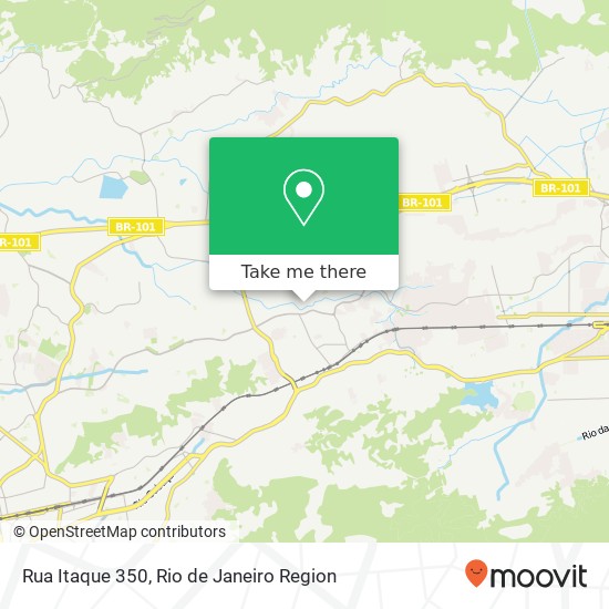 Rua Itaque 350 map