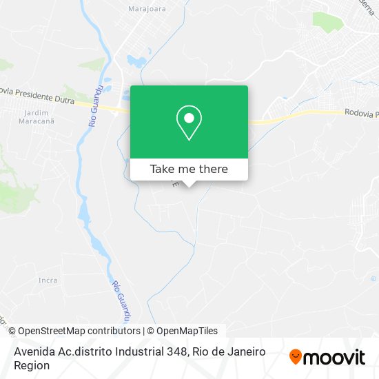 Avenida Ac.distrito Industrial 348 map