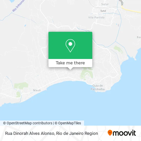 Rua Dinorah Alves Alonso map