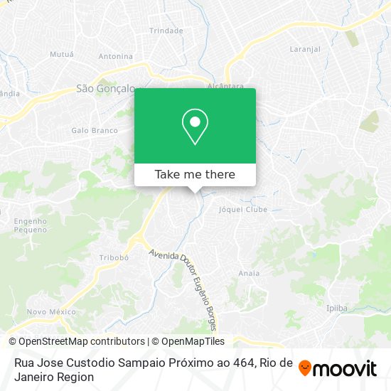 Rua Jose Custodio Sampaio Próximo ao 464 map