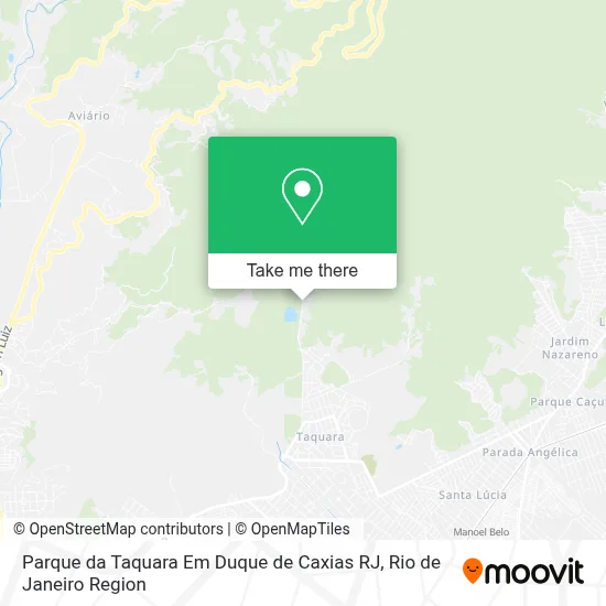 Parque da Taquara Em Duque de Caxias RJ map