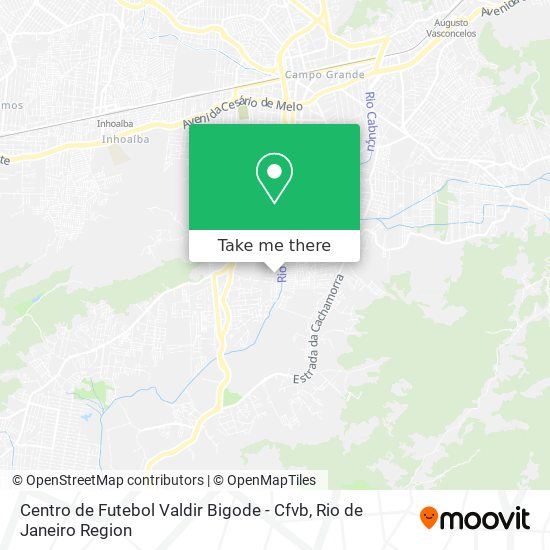 Centro de Futebol Valdir Bigode - Cfvb map