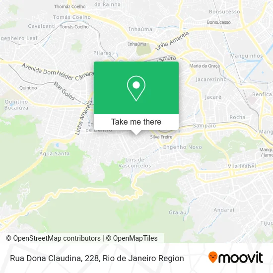Rua Dona Claudina, 228 map