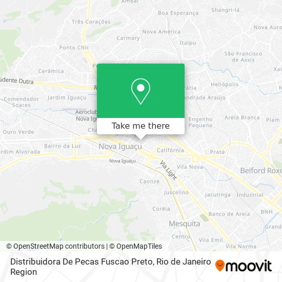 Distribuidora De Pecas Fuscao Preto map