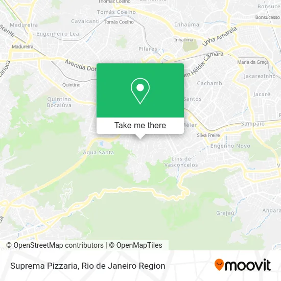 Suprema Pizzaria map