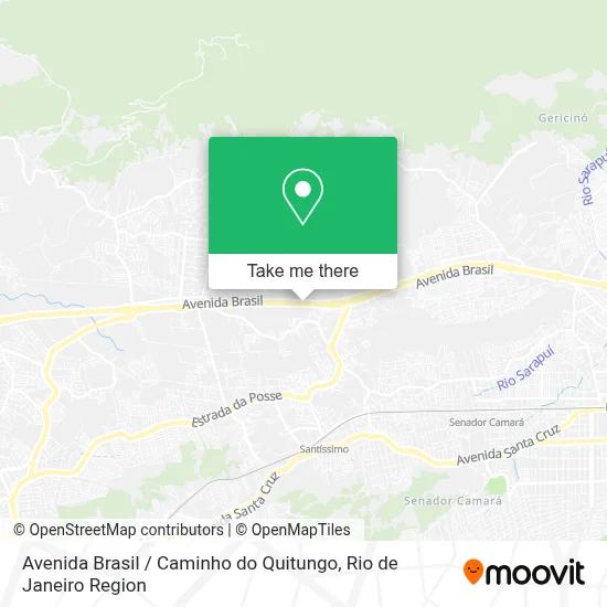 Avenida Brasil / Caminho do Quitungo map