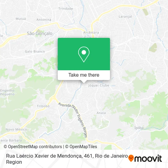 Rua Laércio Xavier de Mendonça, 461 map