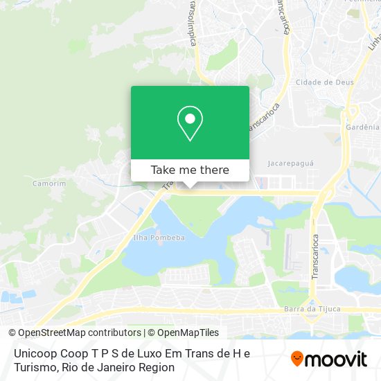 Unicoop Coop T P S de Luxo Em Trans de H e Turismo map