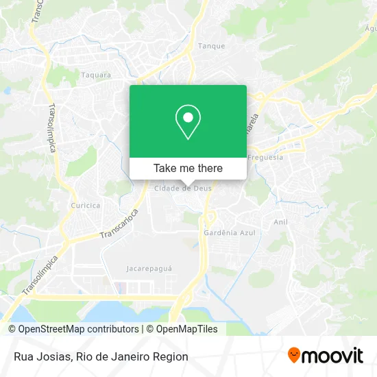 Rua Josias map