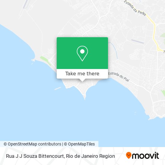 Rua J J Souza Bittencourt map