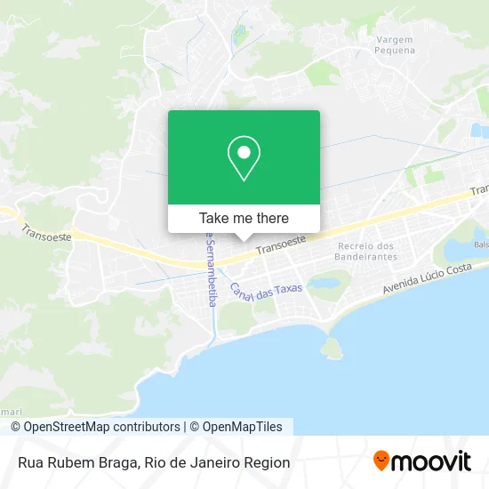Rua Rubem Braga map