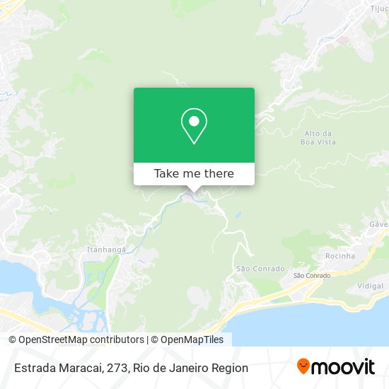 Mapa Estrada Maracai, 273
