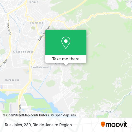 Mapa Rua Jales, 230