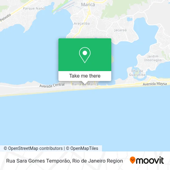 Rua Sara Gomes Temporão map