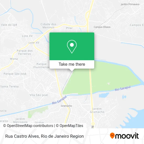 Rua Castro Alves map