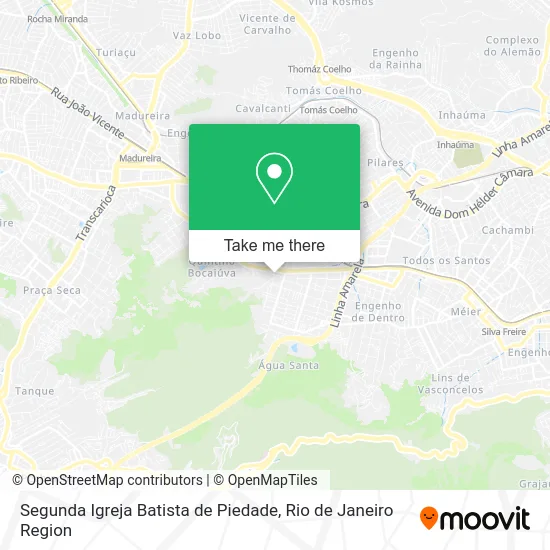 Segunda Igreja Batista de Piedade map