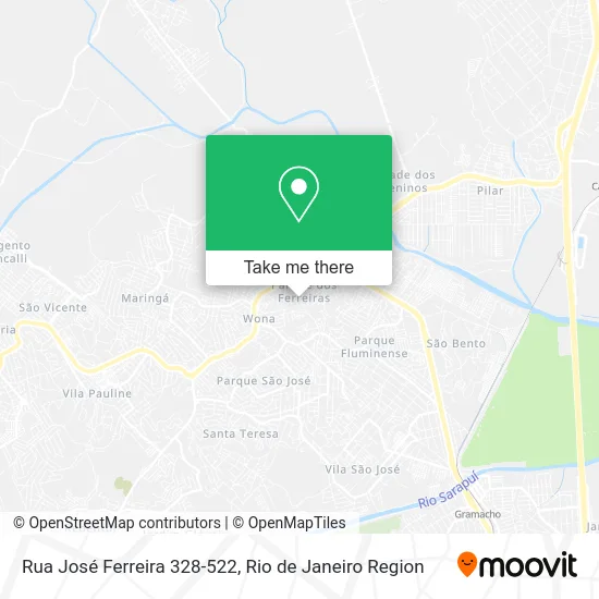 Rua José Ferreira 328-522 map
