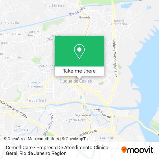 Cemed Care - Empresa De Atendimento Clinico Geral map