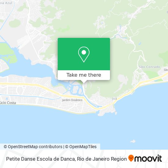 Petite Danse Escola de Danca map