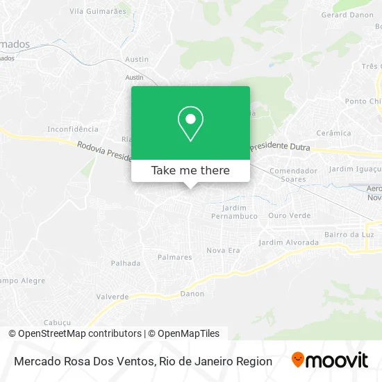 Mercado Rosa Dos Ventos map