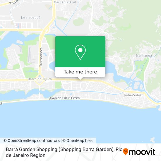 Barra Garden Shopping map