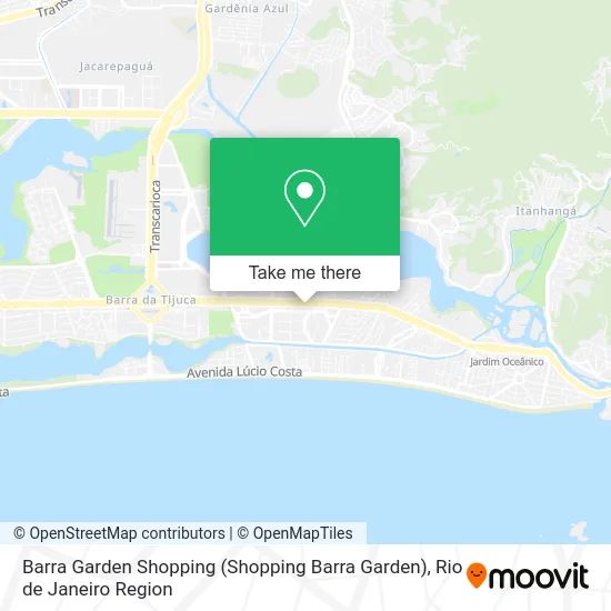 Barra Garden Shopping map