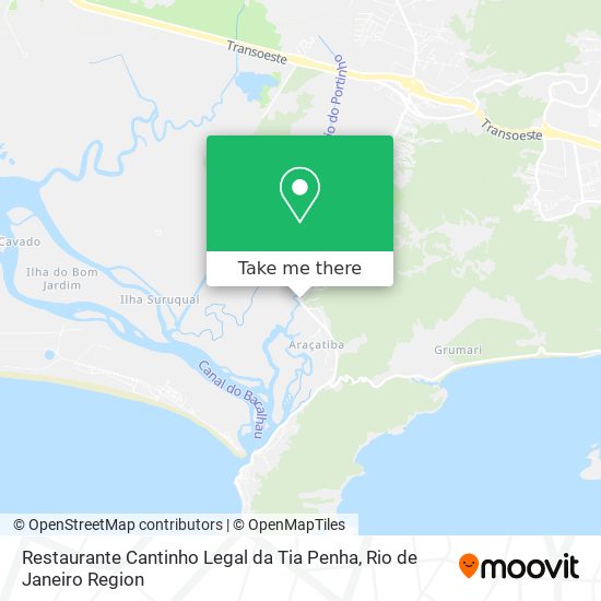 Restaurante Cantinho Legal da Tia Penha map