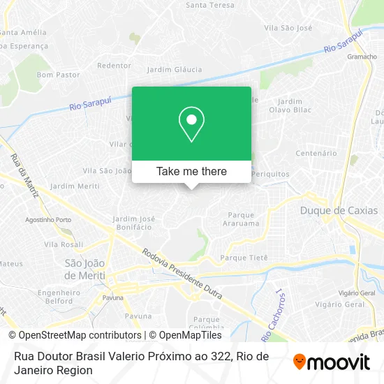 Rua Doutor Brasil Valerio Próximo ao 322 map
