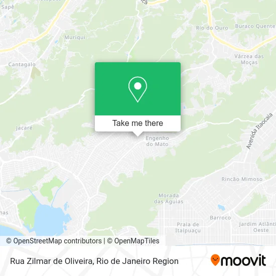 Rua Zilmar de Oliveira map