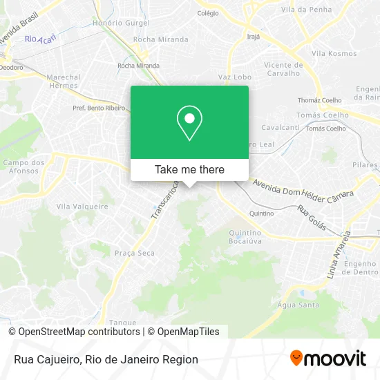 Rua Cajueiro map