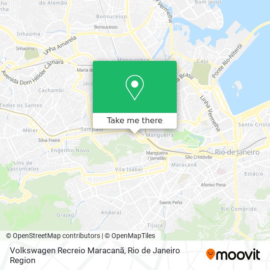 Volkswagen Recreio Maracanã map