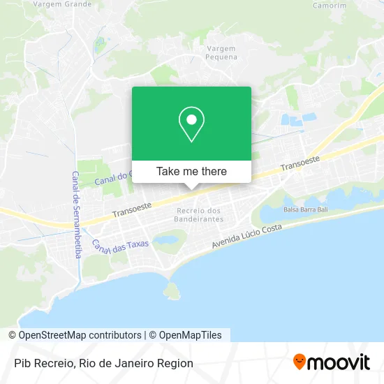 Pib Recreio map