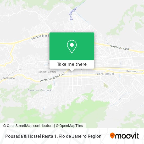 Pousada & Hostel Resta 1 map
