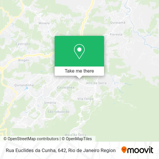 Rua Euclides da Cunha, 642 map