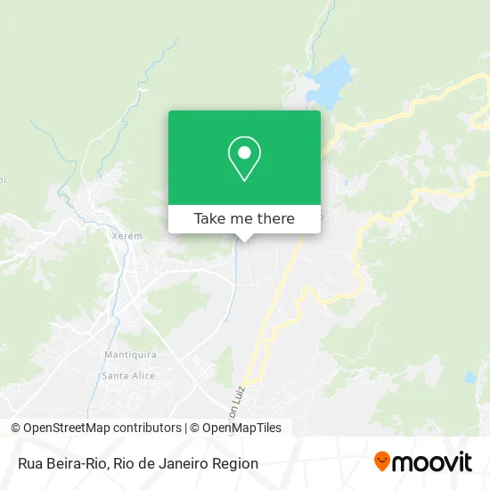 Rua Beira-Rio map