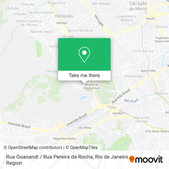 Rua Guanandi / Rua Pereira da Rocha map