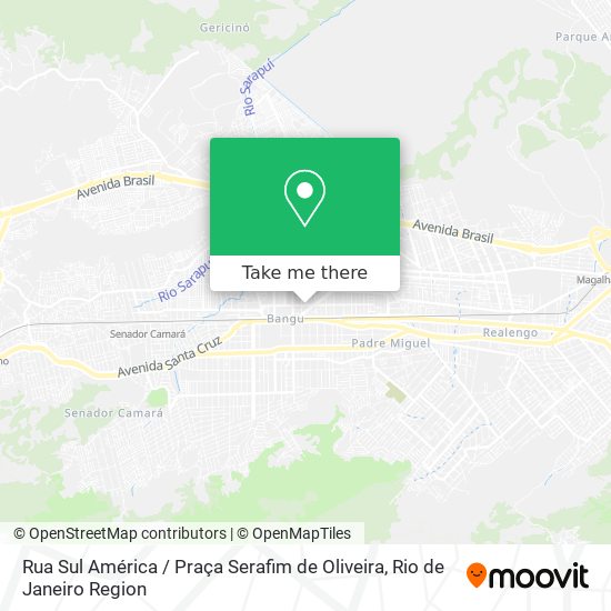 Rua Sul América / Praça Serafim de Oliveira map