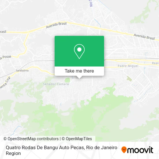 Quatro Rodas De Bangu Auto Pecas map