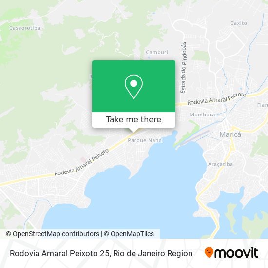 Rodovia Amaral Peixoto 25 map