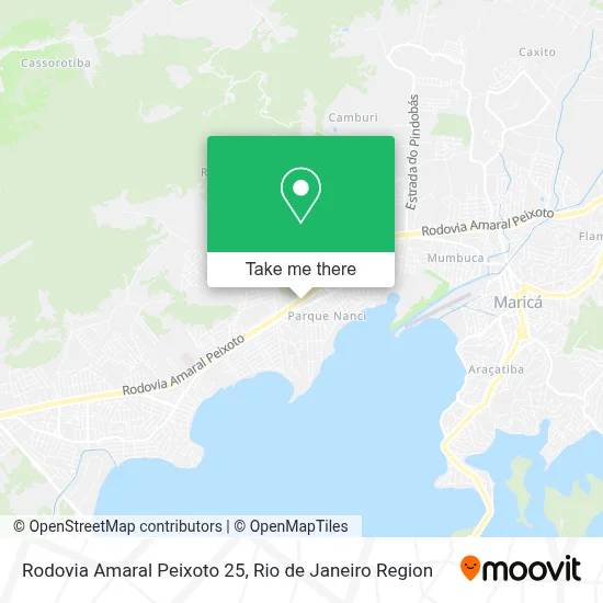 Rodovia Amaral Peixoto 25 map