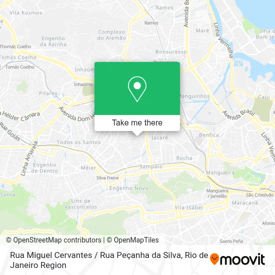 Rua Miguel Cervantes / Rua Peçanha da Silva map