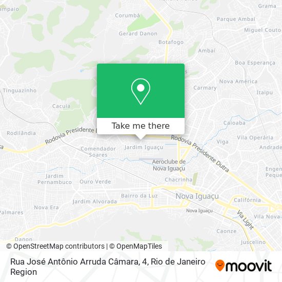 Rua José Antônio Arruda Câmara, 4 map